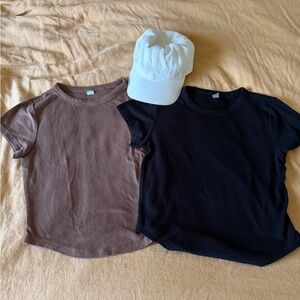 Bundle: Madewell NY hat and Old Navy ultralite go dry tees